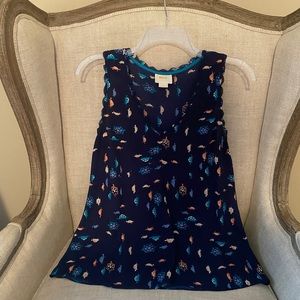 Anthropologie Maeve sea turtle top